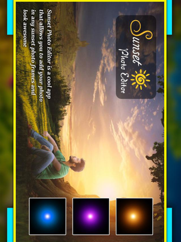 Sunset Photo Editor 1.1 Screenshot