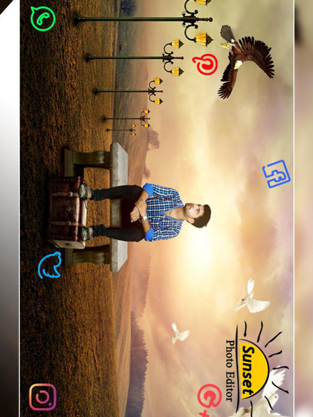 Sunset Photo Editor 1.1 Screenshot