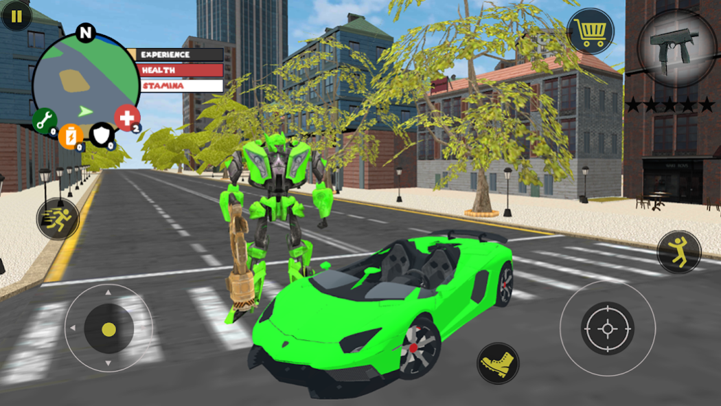 Super Car Robot Transformer: F 1.0 Screenshot