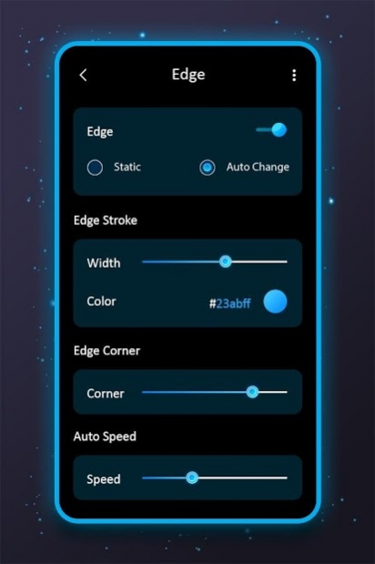 Super Edge LED Lighting - LED Live Wallpaper 1.1 Screenshot