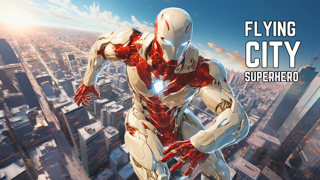 Super hero Flying iron jet man 542 Screenshot