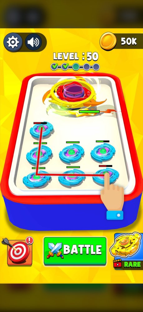 Super Spinner Merge Battle 3D 1.8 Screenshot