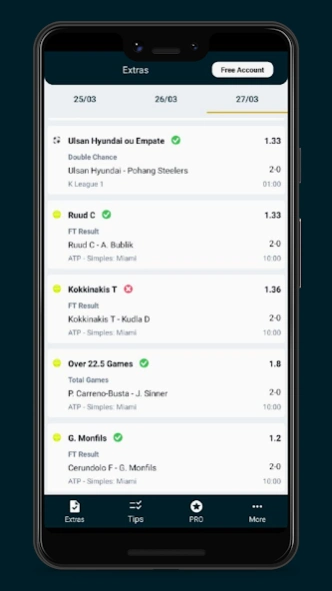 Football & Tennis Tips Daily 3.0.1 Screenshot