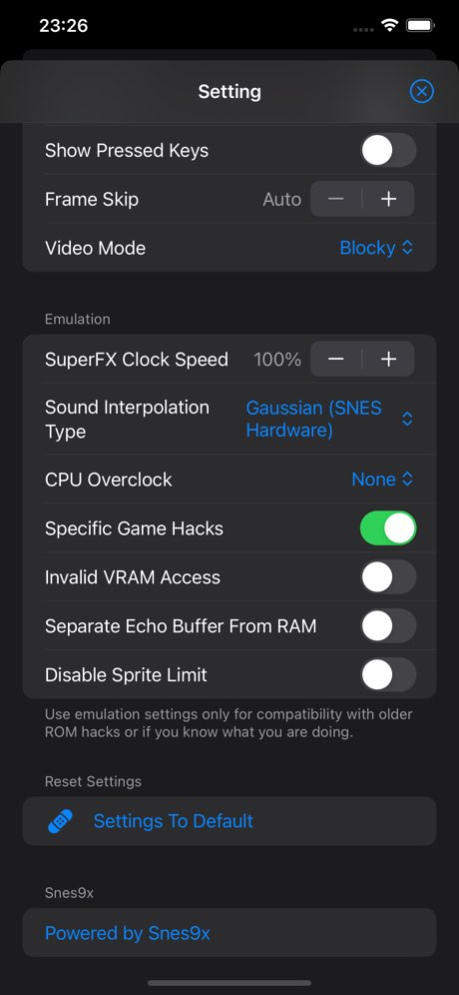 Super16Bit 1.0.4 Screenshot