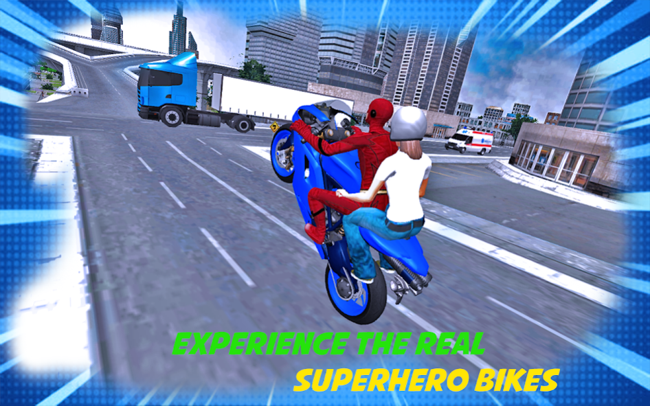 Superhero Bike Taxi Game - Mot 1.0 Screenshot