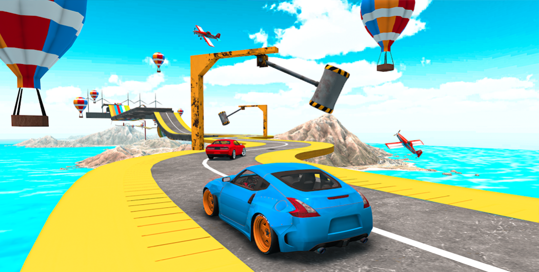 Superhero Crazy Car Stunt Mega 1.7 Screenshot