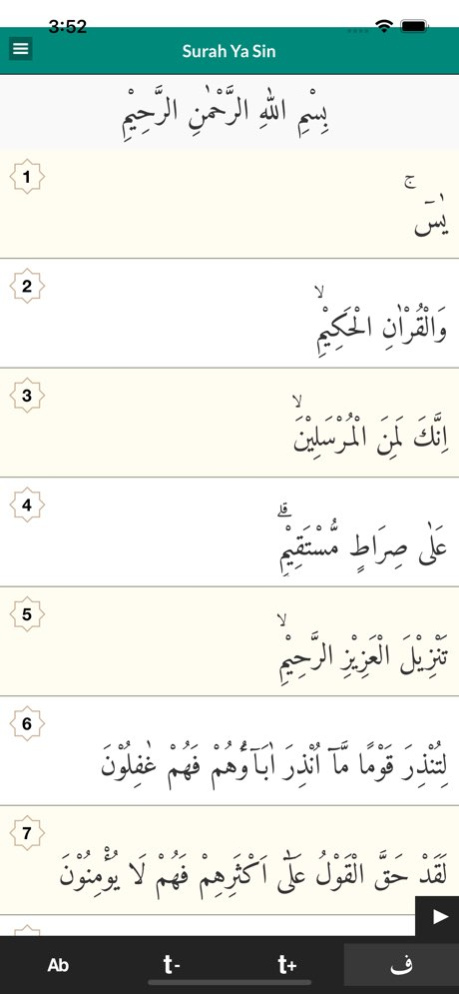 Surah Yaseen Offline Audio  Screenshot