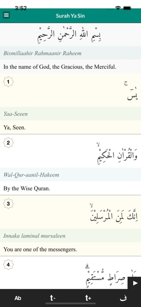 Surah Yaseen Offline Audio  Screenshot