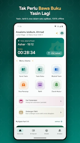Surah Yaseen & Tahlil Offline 10.4.1 Screenshot