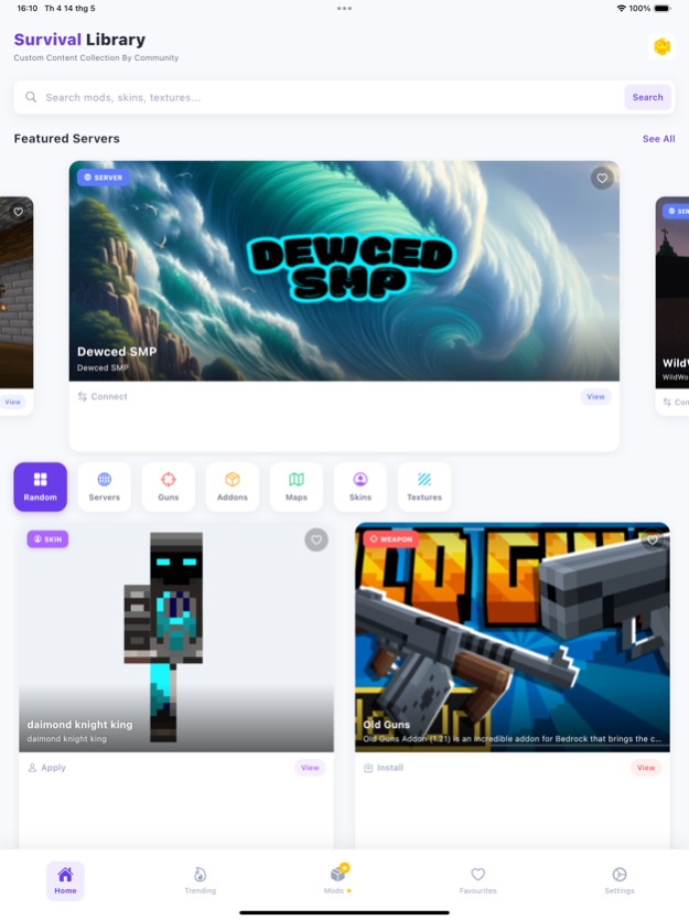 Survival Mods Library by Craft 1.9.0 Screenshot