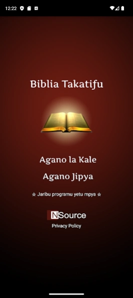 Swahili English Bible offline 2.4 Screenshot
