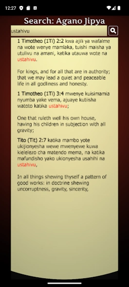 Swahili English Bible offline 2.4 Screenshot