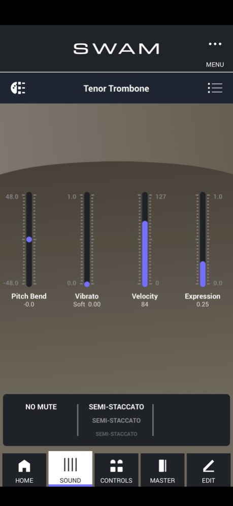 SWAM Tenor Trombone 3.12.2 Screenshot