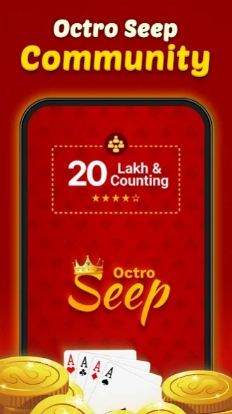 Seep by Octro- Sweep Card Game 3.33 Screenshot
