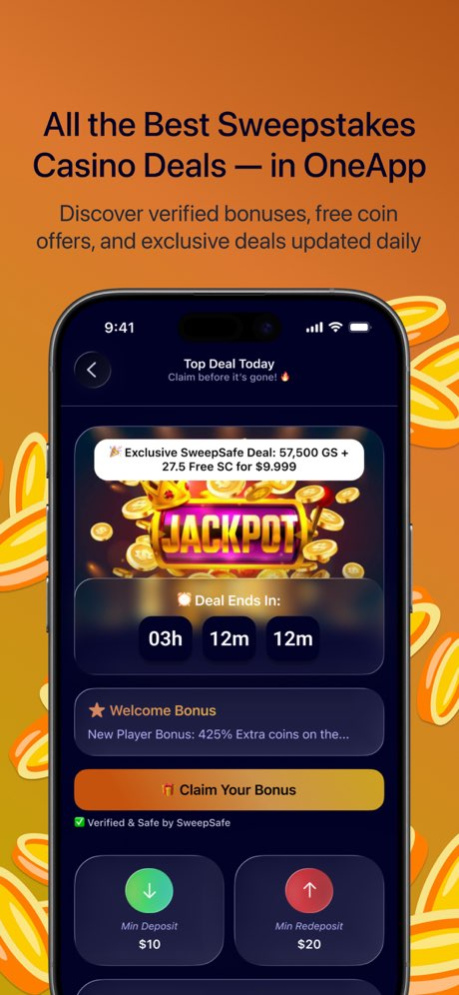 Sweepedia: Sweepstakes Deals 1.6.4 Screenshot