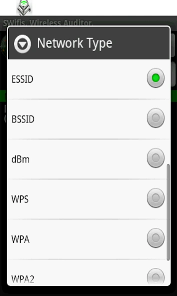 SWifis. Wireless WiFi Scanner. 1.1 Screenshot