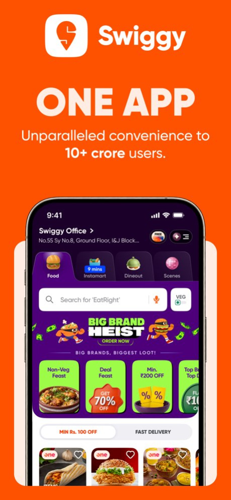 Swiggy: Food Instamart Dineout 8.7.1 Screenshot
