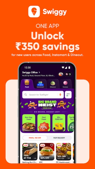 Swiggy: Food Instamart Dineout 4.119.1 Screenshot