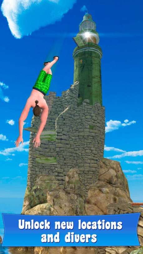 Swimming Pool Cliff Flip Diving Simulator 3D  Screenshot