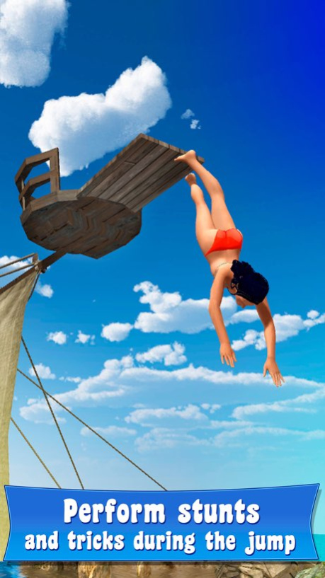 Swimming Pool Cliff Flip Diving Simulator 3D  Screenshot