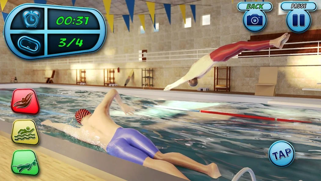 Swimming Pool Water Race Game 1.17 Screenshot