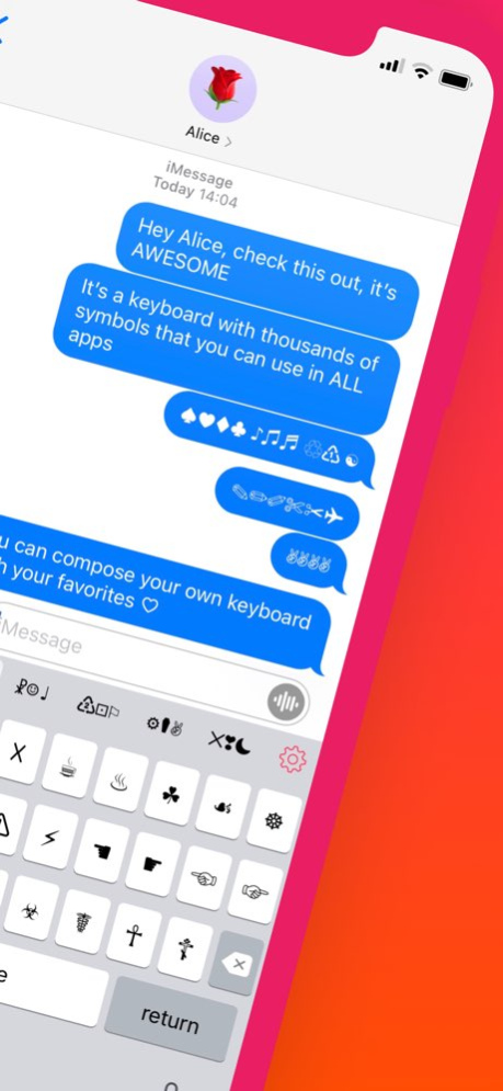 Symbol Keyboard+ 2.3.1 Screenshot