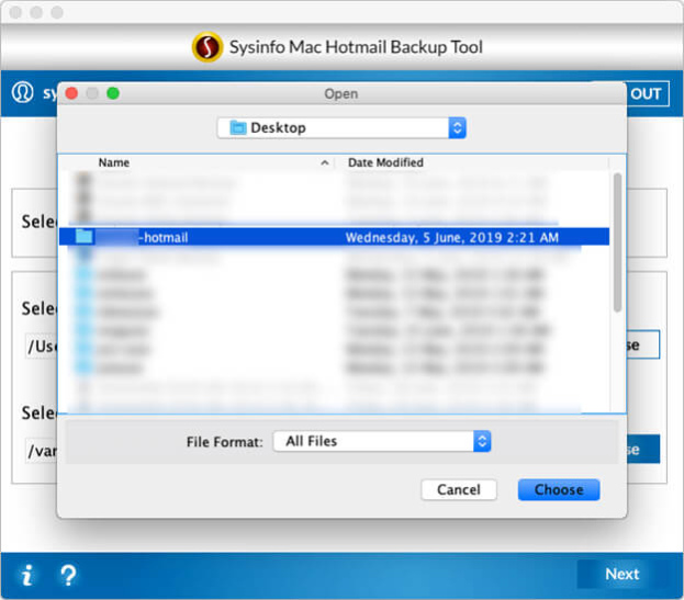 SysInfoTools MAC Hotmail Backup Tool 19.0 Screenshot
