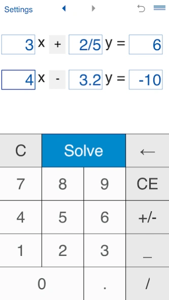 System of Equations Solver 3.2.8 Screen Shots 4