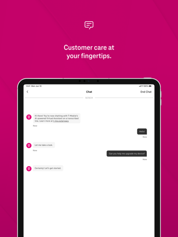T-Mobile 10.2.1 Screenshot