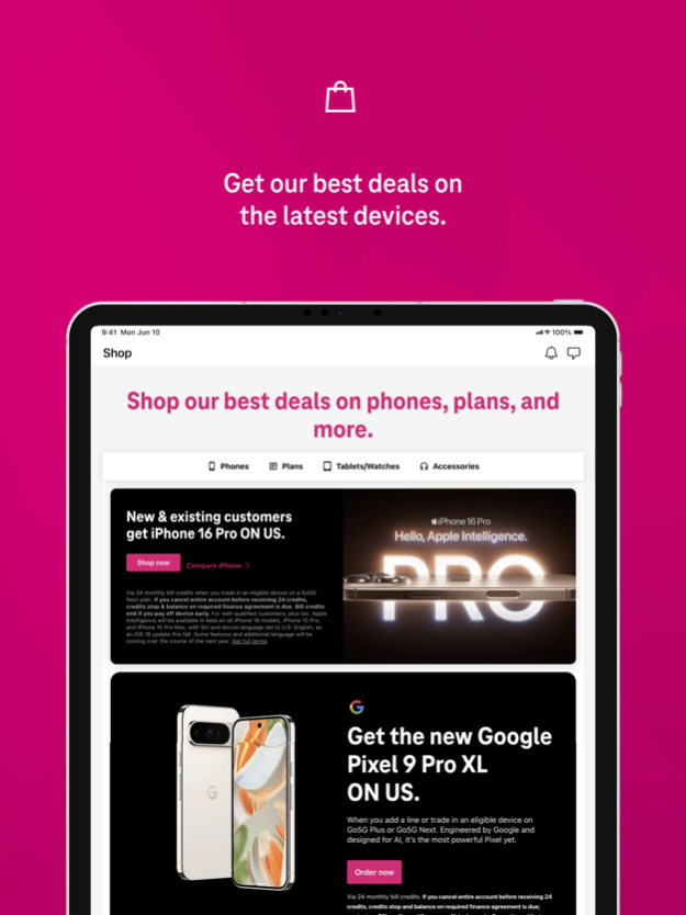 T-Mobile 10.2.1 Screenshot