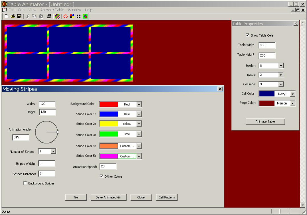Table Animator 1.1 Screenshot