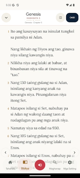 Tagalog Bible with Audio  Screenshot