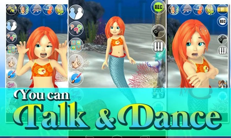 Talking Mermaid Princess Pro  Screenshot