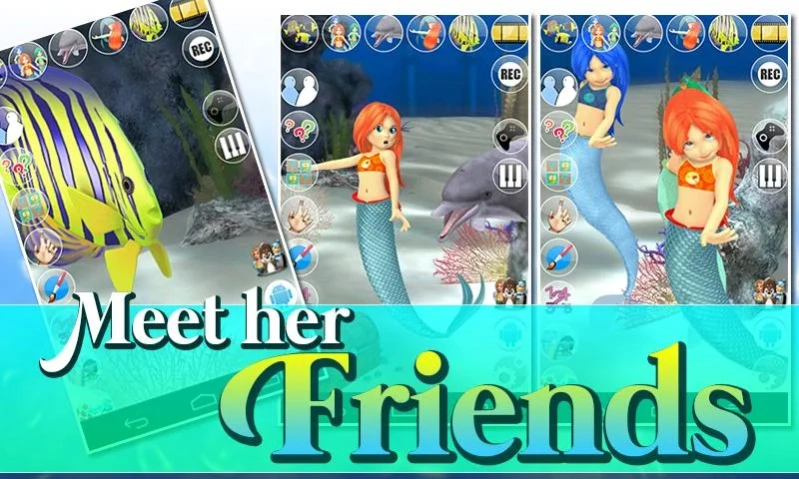 Talking Mermaid Princess Pro  Screenshot