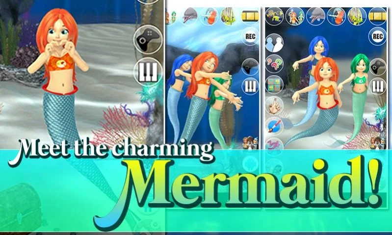 Talking Mermaid Princess Pro  Screenshot