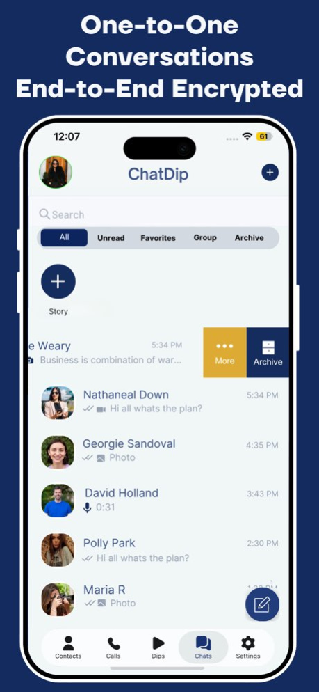 ChatDip Messenger 1.6.4 Screenshot