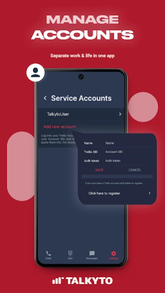 Talkyto - Twilio Calls & SMS 8.5.1 Screenshot