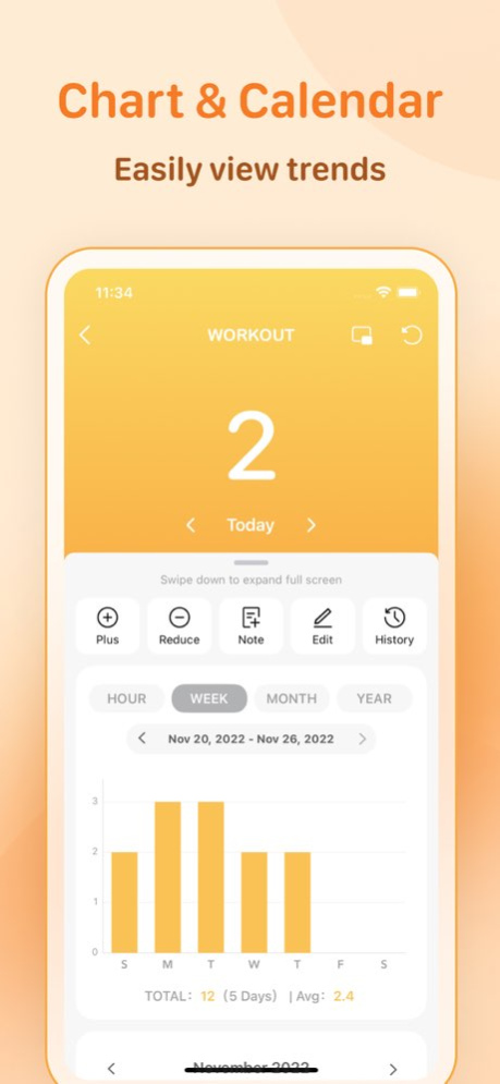 Tally Counter & Habit Tracker 4.5.0 Screenshot