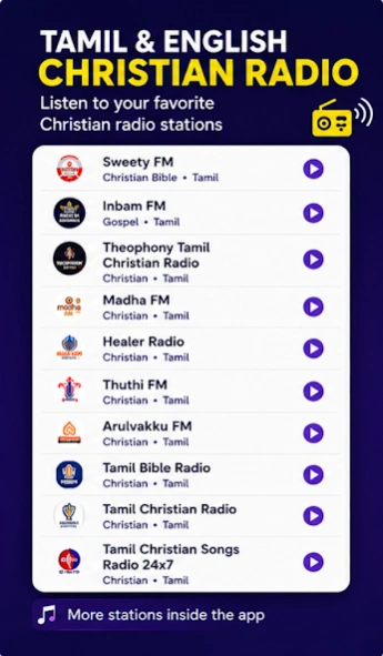 Tamil Christian FM Radio  Screenshot