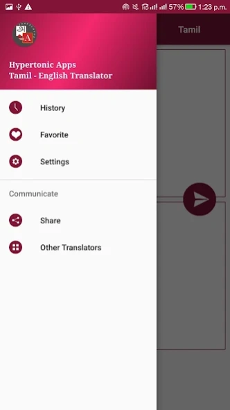 Tamil - English Translator 1.13 Screenshot