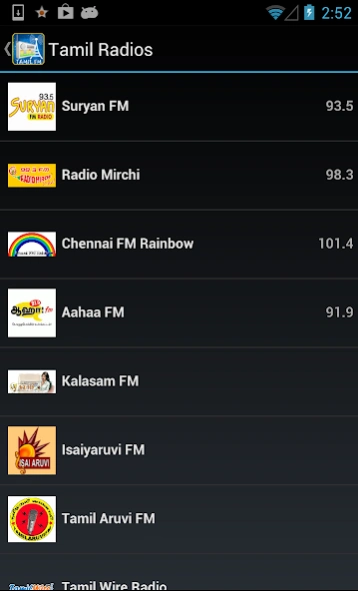 Tamil Radio FM 1.2 Screenshot