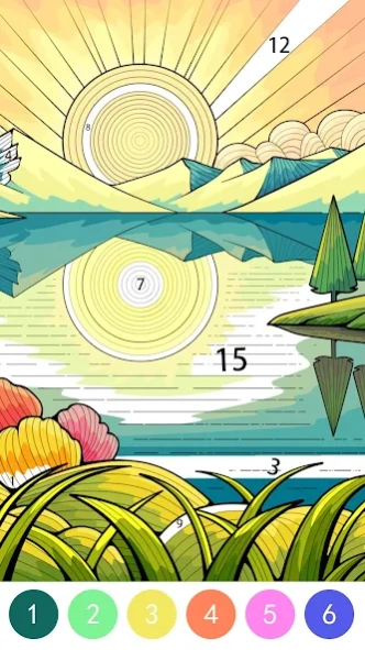 Tangle Color by Number Book 1.2.1 Screenshot