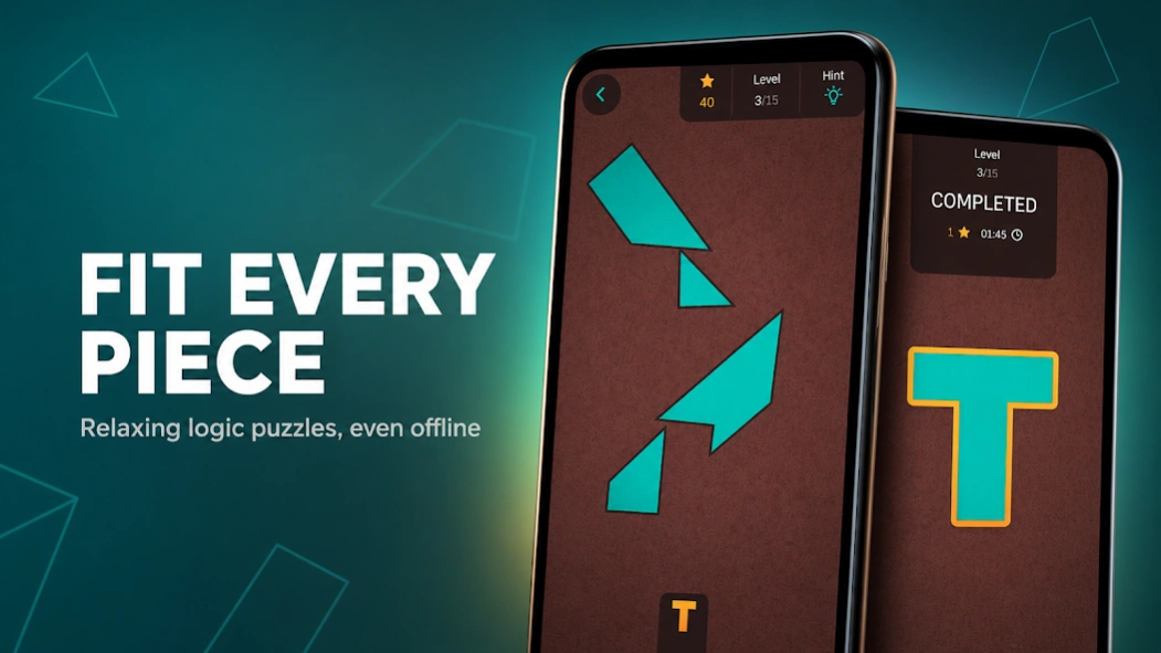 Tangram: Offline Logic Puzzle 3.2 Screenshot