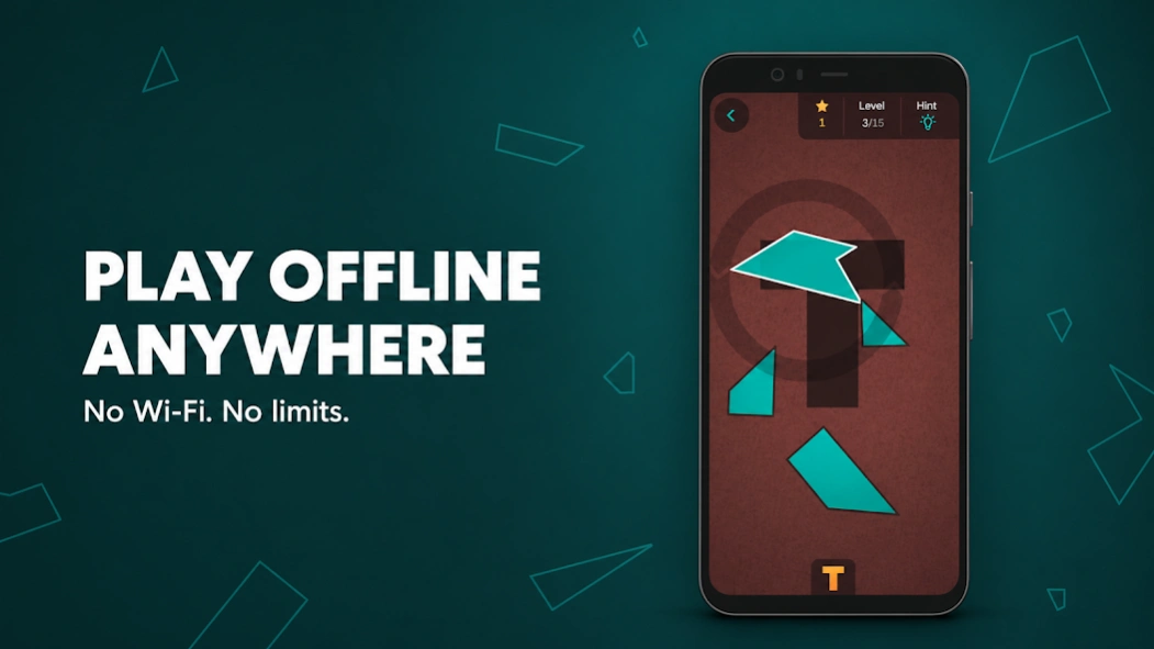 Tangram: Offline Logic Puzzle 3.2 Screenshot