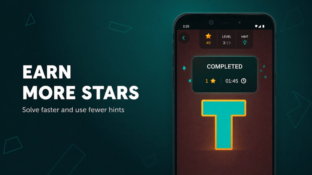 Tangram: Offline Logic Puzzle 3.2 Screenshot