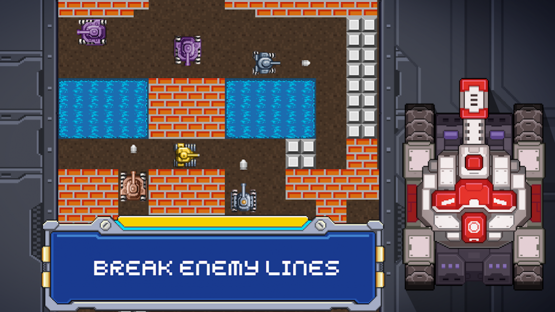 Tank 1990: Old Offline Games Battle Defense War 1.0.1 Screenshot
