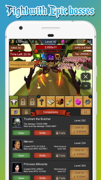 Tap Adventures - an idle click 1.33 Screenshot