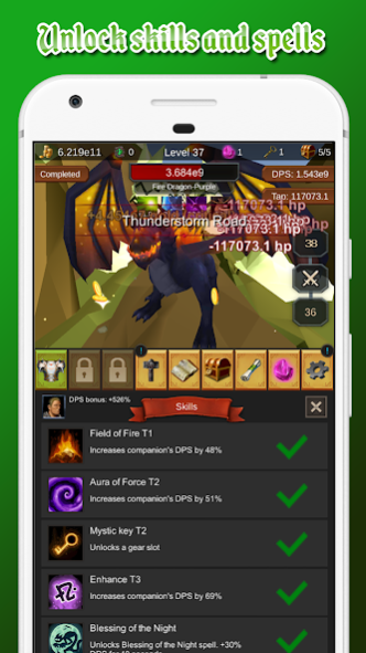 Tap Adventures - an idle click 1.33 Screenshot