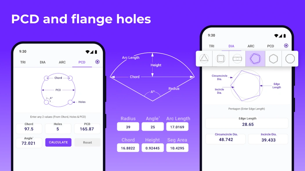 Angle Finder - Trig Calculator 4.1.0 Screenshot