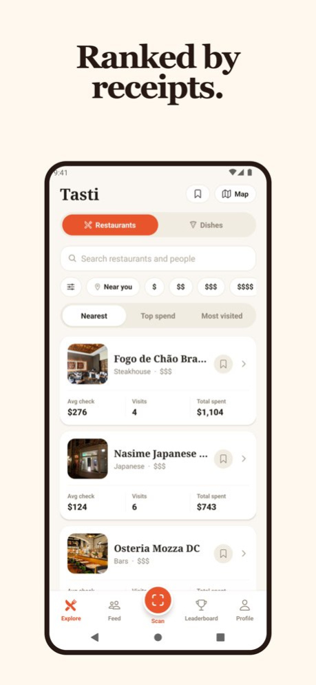tasti - Best dishes by receipt 1.0.9 Screenshot